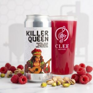 Killer Queen (0,5l), Pastry Sour with Raspberry and Pistachio