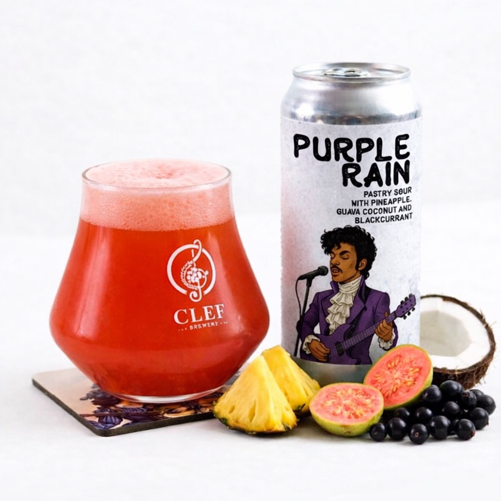 Purple Rain (0,5l), Pastry Sour With Pineapples, Guavas And Blackcurrants - slika 2
