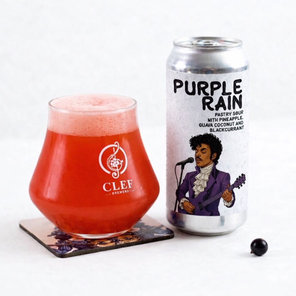 Purple Rain (0,5l), Pastry Sour With Pineapples, Guavas And Blackcurrants