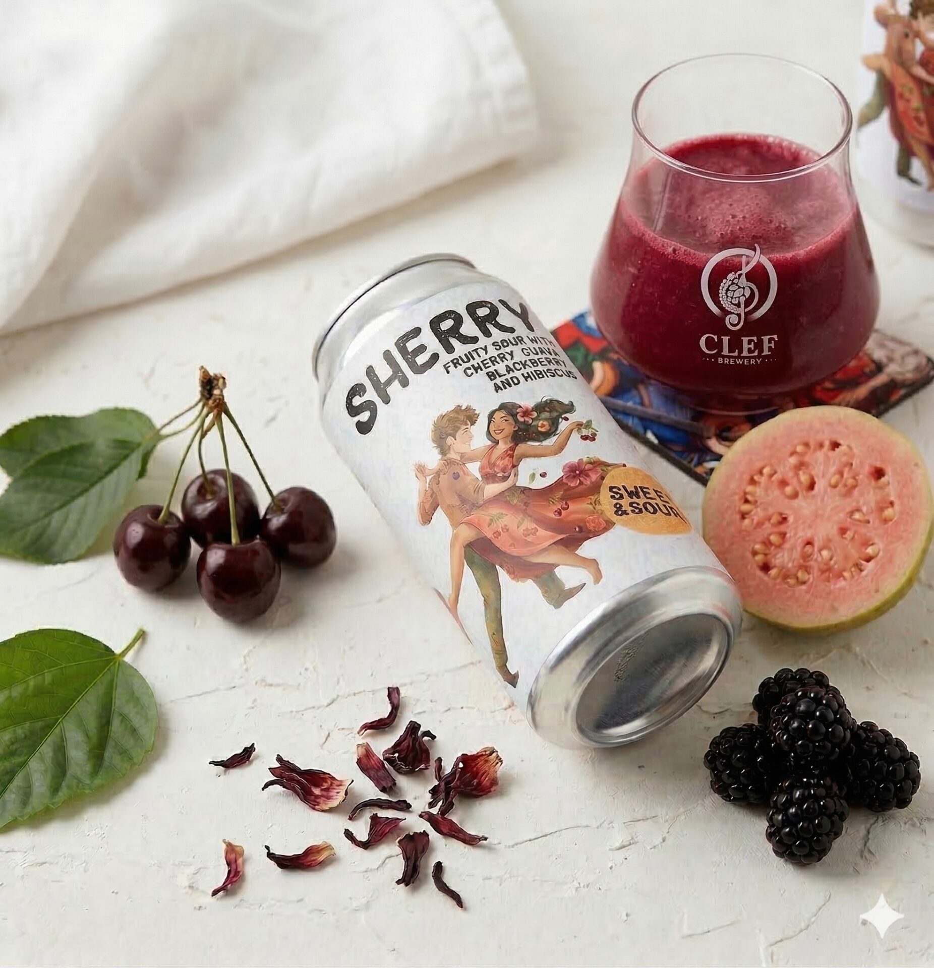 Sherry (0,5l), Fruity Sour With Cherry, Guava, Blackberry And Hibiscus - slika 2