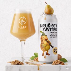 Hruškov zavitek (0,5l), Pastry Sour Ale with Pears, Walnuts And Maple Syrup